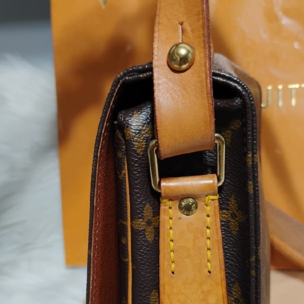 (#9) SALE! Louis Vuitton Brown Monogram Cartouchiere GM Crossbody Bag/DB - Picture 10 of 16